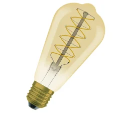 Ampoule LED, E27,Edison 37, or, dim, 4,8W, 2200K, 420 lm, Ø6,4cm, H14cm - Osram