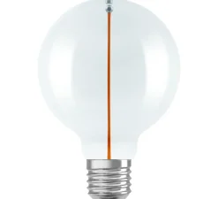 Ampoule*Osram Ampoule LED, E27,Globe 95 filament magnétique, , 2,2W, 2700K, 150 lm, Ø9,5cm, H13,8cm - transparent