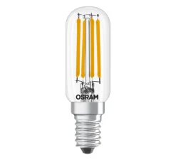 Ampoule LED, E14,Special T26 55 300°, transparent, dim, 2700K, 730 lm, Ø2,5cm, H8cm - Osram