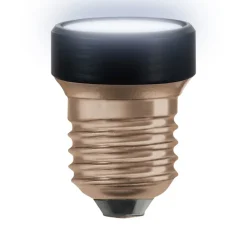 Ampoule LED, E27,Star flat 26, noir, IP65, dim, 3,5W, 4000K, 270 lm, Ø3,5cm, H4,5cm - Osram