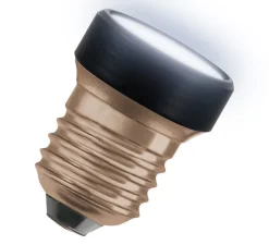 Ampoule LED, E27,Star flat 26, noir, IP65, dim, 3,5W, 4000K, 270 lm, Ø3,5cm, H4,5cm - Osram