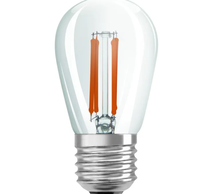 Ampoule LED, E27,Superstar Mini ST45, transparent, dim, 4,8W, 2200K, 360 lm, Ø4,5cm, H8,8cm - Osram