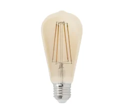 Ampoule*Faro Ampoule LED, Filament Amber, , Ø6,4cm, H14,6cm - ambre