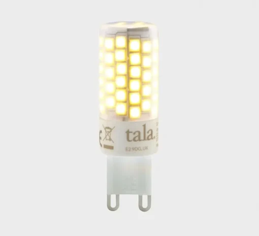 Ampoule*Tala Ampoule LED, G9, 2700k, 360lm, dim, , Ø1,8cm, H5,7cm - blanc