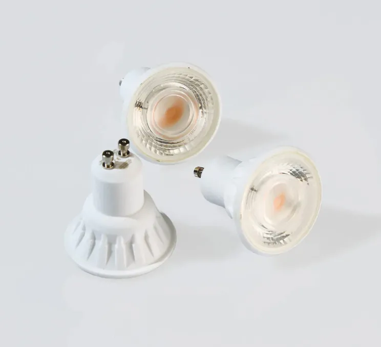 Ampoule LED, GU10, blanc, Dim to Warm, 2000 à 3000K, 600lm, CRI95, Ø4,9cm, H5,4cm - Tala