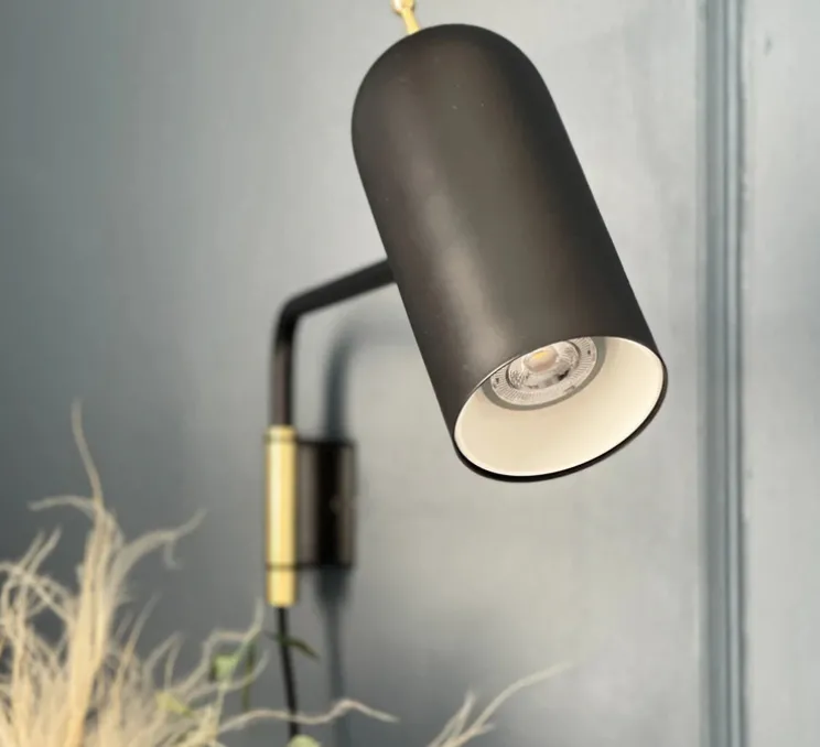 Ampoule LED, GU10, blanc, Dim to Warm, 2000 à 3000K, 600lm, CRI95, Ø4,9cm, H5,4cm - Tala