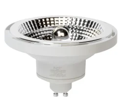 Ampoule LED, GU10, Cylindrique, chrome, 3000K, 940 lm, Ø11cm, H7,4cm - Nedgis