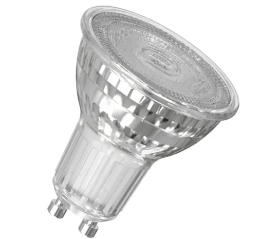 Ampoule*Osram Ampoule LED, GU10, Par 16 50 36°, , dim, 4,7W, 2700K, 350 lm, CRI >90, Ø5cm, H5,4cm - transparent