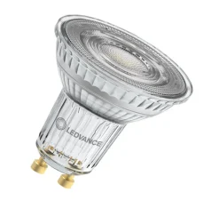 Ampoule*Ledvance Ampoule, LED, GU10, PAR16 80 36°, , dim, 3000K, 575 lm, 6,1W, CRI >90, Ø5cm, H5,2cm - Transparent