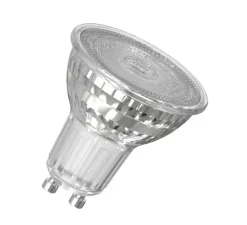 Ampoule LED, GU10, Superstar Par 16 60 36°, transparent, dim, 2700K, 350 lm, CRI >90, Ø5cm, H5,4cm - Osram
