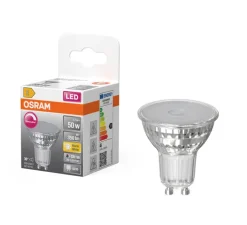 Ampoule LED, GU10, Superstar Par 16 50 36°, transparent, dim, 2700K, 350 lm, CRI ></noscript>90, Ø5cm, H5,4cm - Osram