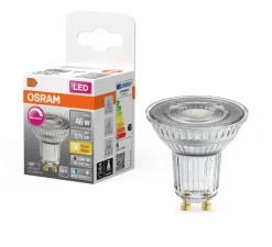 Ampoule LED, GU10,Par 16 80 120°, transparent, dim, 6W, 2700K, 575 lm, CRI ><noscript><img width=