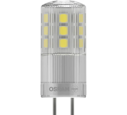 Ampoule LED, GY6.35,Pin 40 320°, transparent, 3,3W, 2700K, 470 lm, Ø1,6cm, H4,3cm - Osram