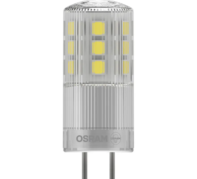 Ampoule LED, GY6.35,Pin 40 320°, transparent, 3,3W, 2700K, 470 lm, Ø1,6cm, H4,3cm - Osram