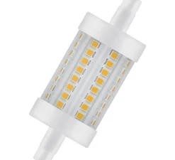Ampoule LED, R7S L7,8cm,Line 78 75 330°, dépolie, 8W, 2700K, 1055 lm, Ø2,9cm, H7,8cm - Osram