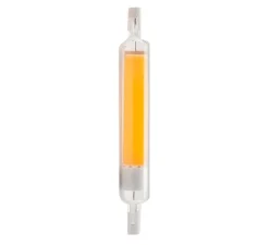 Ampoule LED, R7s, 850lm, 2700K, transparent, H11,8cm, Ø2.3cm - Faro