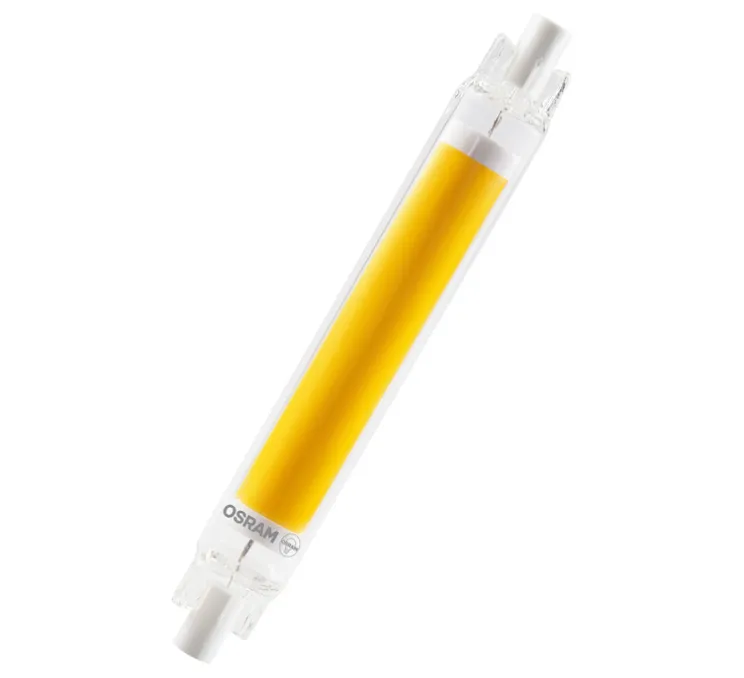 Ampoule LED, R7S, Slim Line 118, transparent, 2700K, 806 lm, Ø1,6cm, H11,8cm - Osram