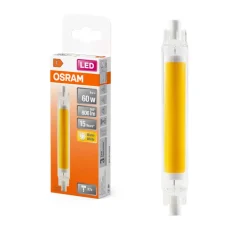 Ampoule LED, R7S, Slim Line 118, transparent, 2700K, 806 lm, Ø1,6cm, H11,8cm - Osram