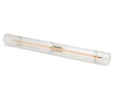 Ampoule*Zangra Ampoule LED, S14D, transparent, 3,2W, 2200K, 220lm, L30cm, H3cm - blanc