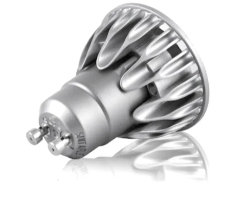 Ampoule*Soraa Ampoule LED, Vivid MR16 - GU10, 10°, , dim, 2700K, 390 lm, CRI >95, Ø4,99cm, H5,35cm - argent