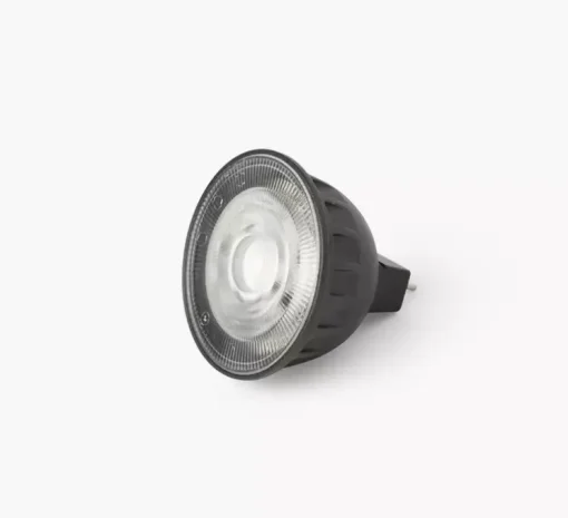 Ampoule, MASTER LEDspotMV, GU5.3, noir, dimmable, angle 36°, 3000K, Ø5cm, H5,45cm - Faro