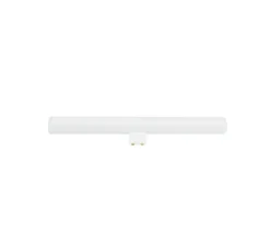 Ampoule tubulaire, opalin, S14D, blanc, 2700K , 450lm, L30cm, H3cm - Zangra