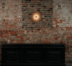 Applique, Aeroplan Bois, LED, 3000K, 1400 lm, Ø32cm, H6.5cm - Loftlight