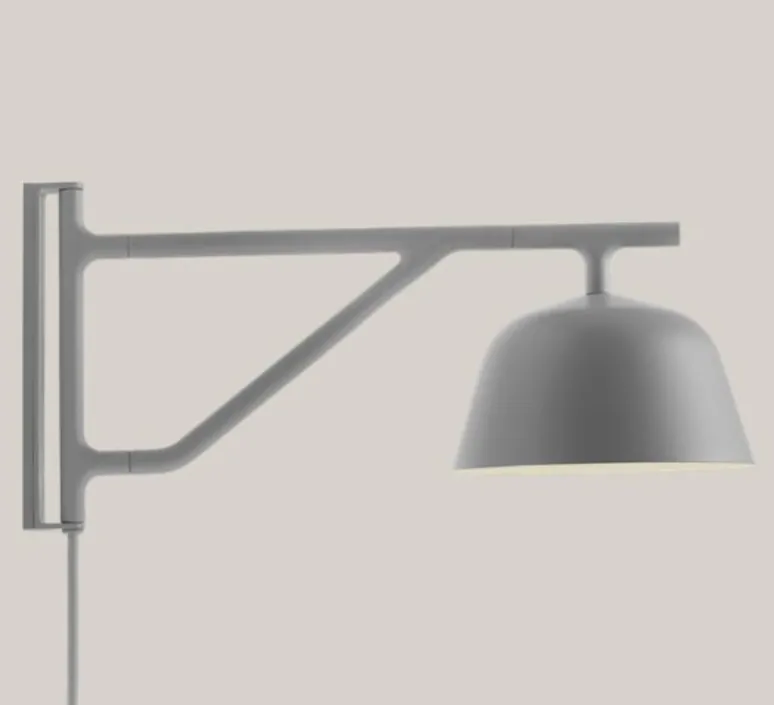 Applique*Muuto Applique, Ambit, , Ø16.7cm, H19.5cm -2700k- gris