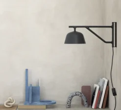 Applique*Muuto Applique, Ambit, , Ø16.7cm, H19.5cm -2700k- Noir