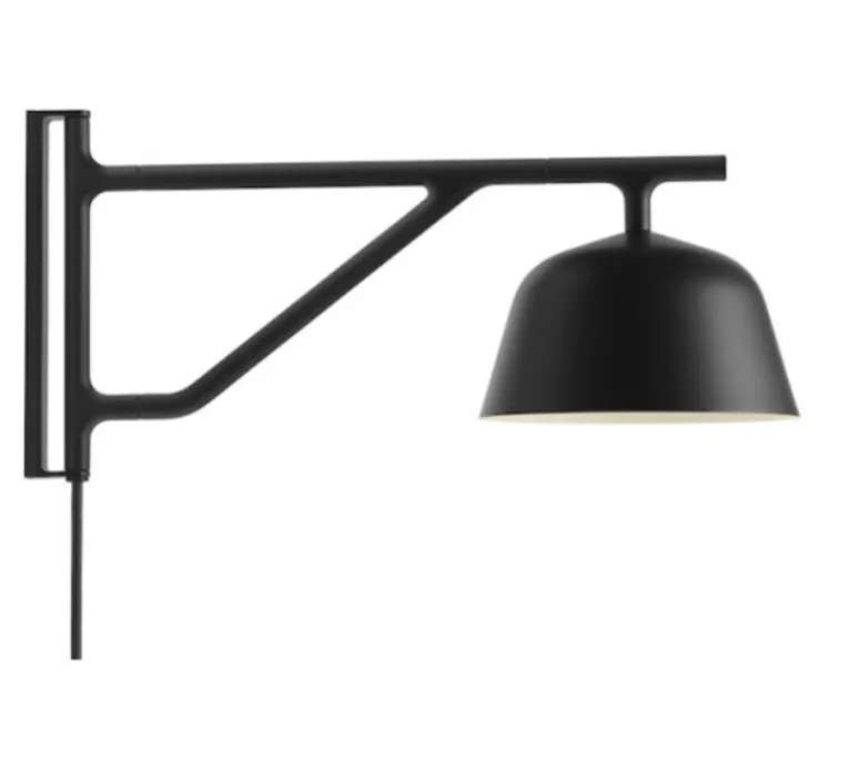 Applique*Muuto Applique, Ambit, , Ø16.7cm, H19.5cm -2700k- Noir
