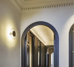 Applique*Marset Applique, Aura Plus, , LED, 2700K 700lm, Dimmable, Ø25,3cm, P9,5cm - transparent