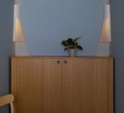 Applique*Secto Design Applique d'angle, Secto 4236, , sans câble Ø26cm, H60cm - blanc