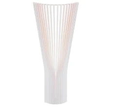Applique d'angle, Secto 4236, blanc, sans câble Ø26cm, H60cm - Secto Design