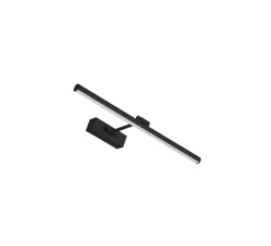 Applique de salle de bain, DIM ECO 45 LED, noir mat, IP44, LED, 3000K, 750 lm, L45cm, H22,5cm - Decor Walther