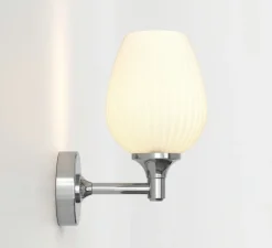 Applique*Astro Applique de salle de bain, Liberty, , IP44, L12,4cm, H23,5cm - chrome poli