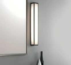 Applique*Astro Applique de salle de bain, Mashiko Wall 600, , IP44, LED, 3000K, 899 lm, Ø8cm, H60cm - bronze