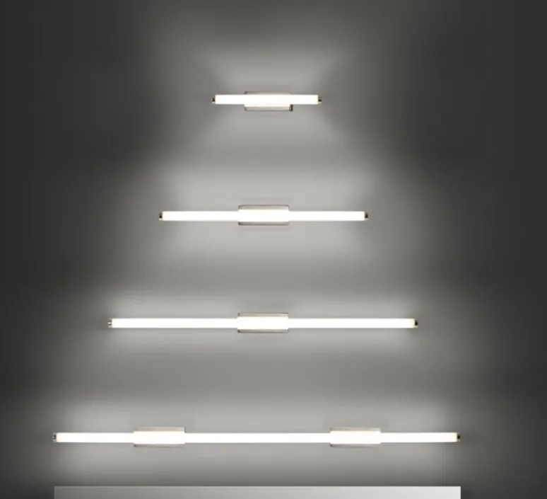 Applique*LEDS C4 Applique de salle de bain, Toilet Slim, , IP44, LED, 3000k, 880 lm, L33,2cm, H6cm - chrome