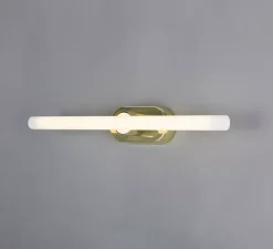 Applique*Mullan Lighting Applique de salle de bain, Valencia Single, , L16cm, H8,5cm - laiton poli