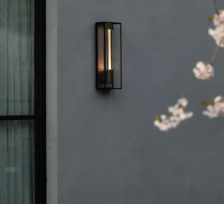 Applique*Buster & Punch Applique de salle de bain, Caged wet, large, , IP44, L18cm, H48,8cm - métal noir