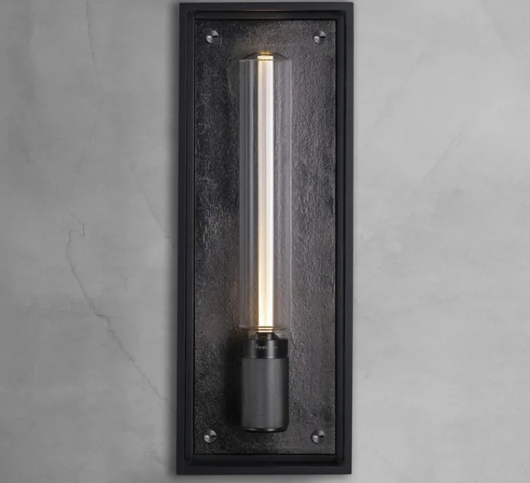 Applique*Buster & Punch Applique de salle de bain, Caged wet, large, , IP44, L18cm, H48,8cm - métal noir