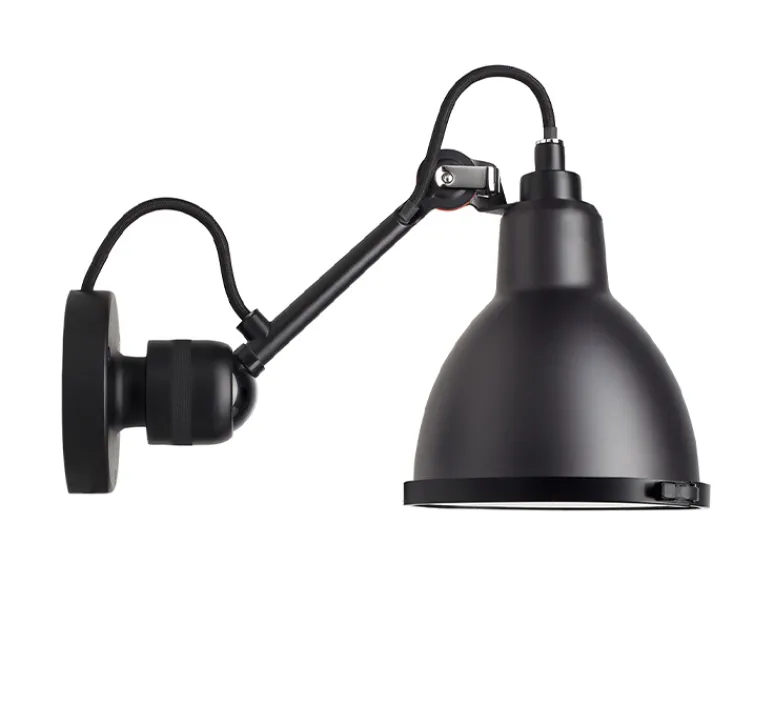 Applique*DCW éditions Paris Applique de salle de bain, Lampe Gras N°304 Bathroom CLI, et , L14,6cm, H15cm - DCW noir