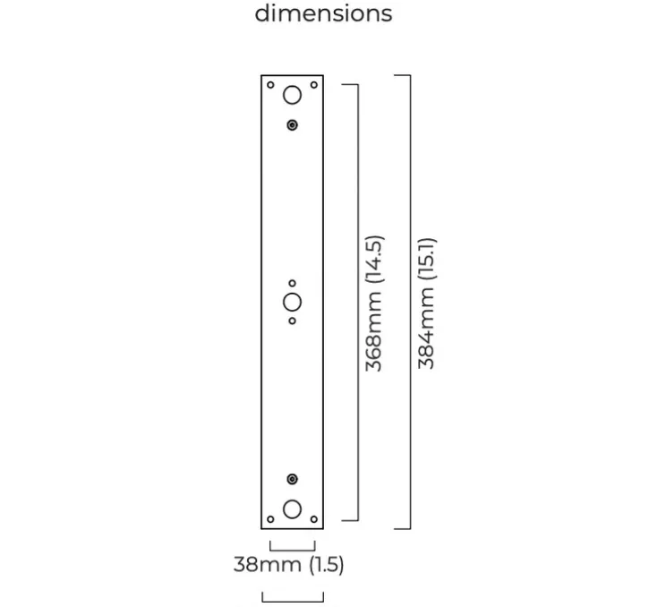 Applique de salle de bain, Hepworth, bronze et albâtre, IP44, LED, dim, 2700K, L10cm, H46cm - CTO lighting