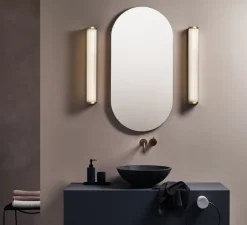 Applique*Astro Applique de salle de bain, Versailles 600, , IP44, LED, 3000K, 1078lm, Ø8cm, H61cm - or mat