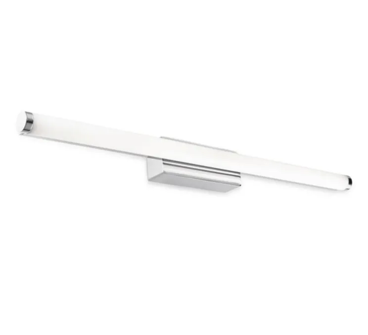 Applique de salle de bain, Toilet Slim, chrome, IP44, LED, 3000k, 1777 lm, L63,2cm, H6cm - LEDs C4