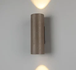 Applique*Mullan Lighting Applique de salle de bain, Pudong, , IP65, , 3000K, 950 lm, L9cm, H26cm - bronze