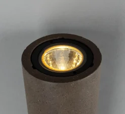 Applique*Mullan Lighting Applique de salle de bain, Pudong, , IP65, , 3000K, 950 lm, L9cm, H26cm - bronze