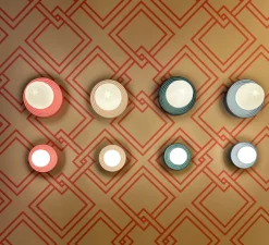 Applique de salle de bain, Alicia Petite, émeraude, IP44, L16cm, H16cm-Elements lighting