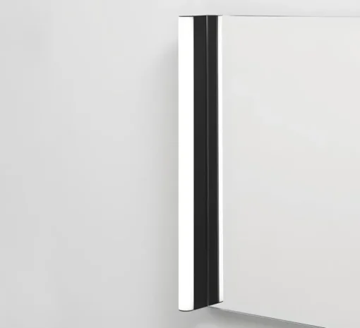 Applique de salle de bain, Slat, noir, IP44, LED, dim, 2700K, 550 lm, L3cm, H60cm - Decor Walther