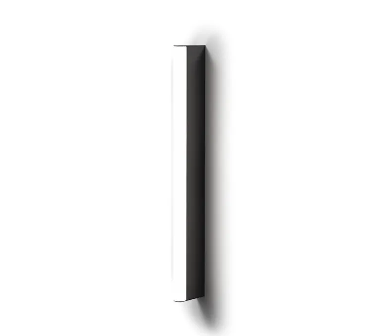 Applique de salle de bain, Slat, noir, IP44, LED, dim, 2700K, 550 lm, L3cm, H60cm - Decor Walther