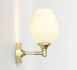 Applique*Astro Applique de salle de bain, Liberty, , IP44, L12,4cm, H23,5cm - laiton poli